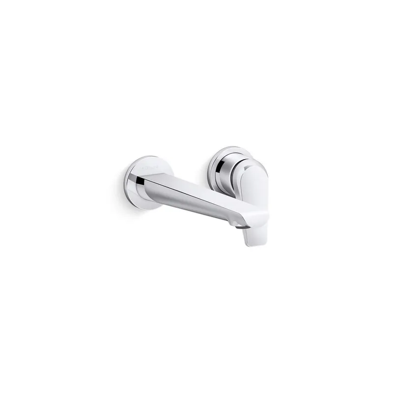 KOHLER 97358-4-CP Avid Single-Handle Wall-Mount Bathroom Sink Faucet