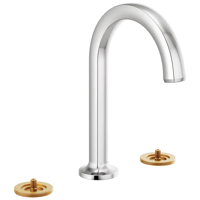 Brizo 65306LF-PCLHP Kintsu Two Handle Widespread Bathroom Sink Faucet