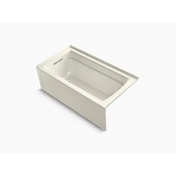 KOHLER 1123-LA-96 Archer 60 in. x 32 in. Soaker Alcove Bathtub