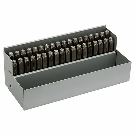 CHHANSON 21627 Letter & Number Set 3/16 inches H.D. Steel