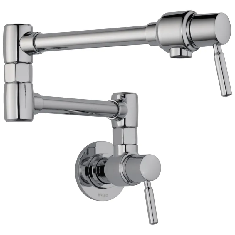 Brizo 62820LF-PC Euro Wall Mount Pot Filler in Chrome