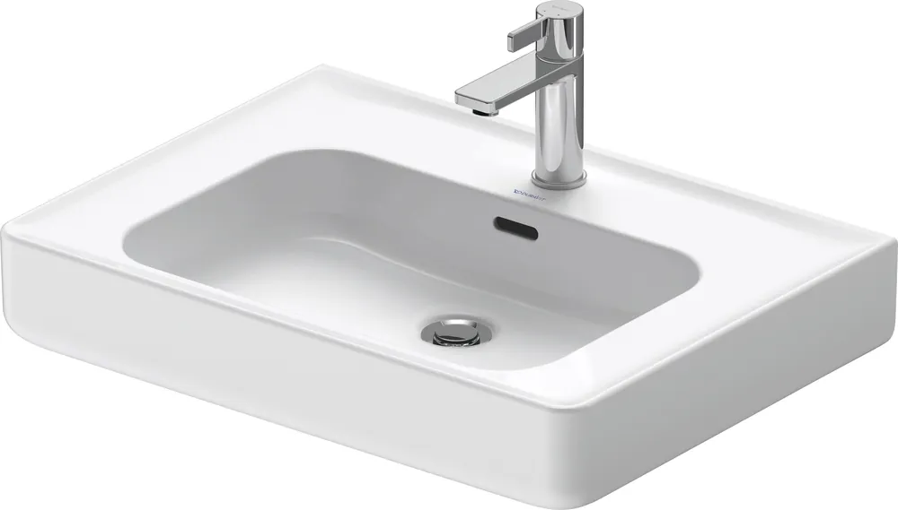 Duravit 2376650000 Soleil by Starck 25 5/8 inches Rectangular Wall Mounted Sink