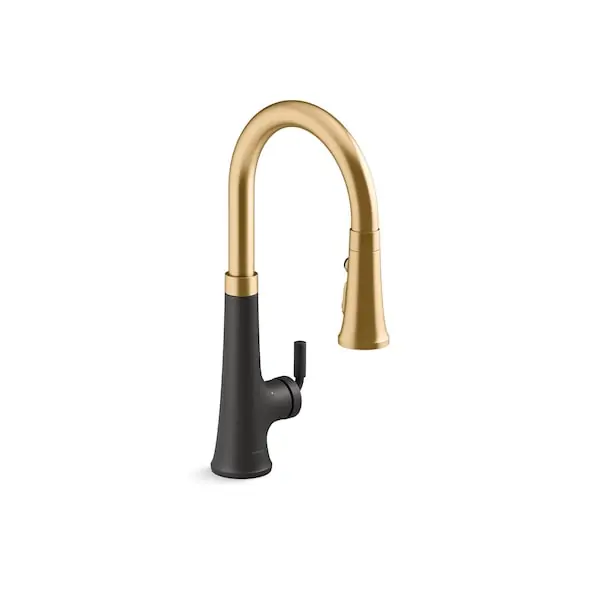 Kohler 23766-WB-BMB Tone Touchless Pull-Down Kitchen Sink Faucet With Kohler Konnect