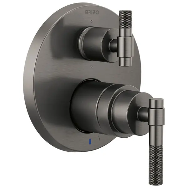 BRIZO T75P635-SLLHP Litze PB Int Div Valve Trim 6-F Less Handle Luxe Steel