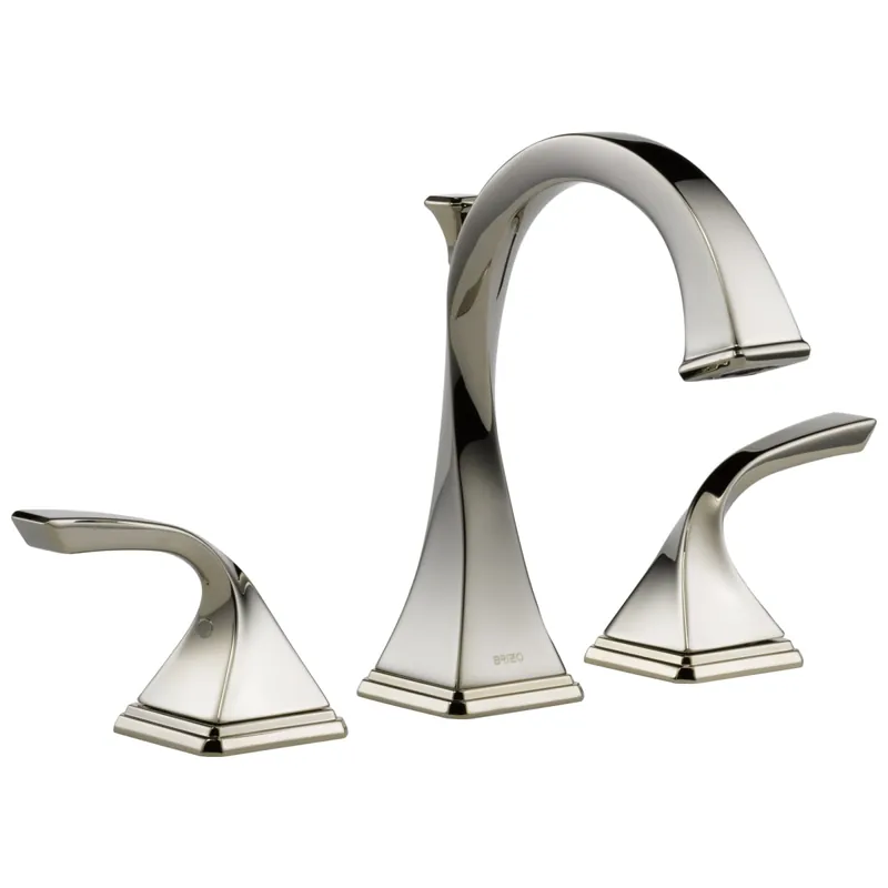 BRIZO 65330LF-PN Virage Two Handle Widespread Bathroom Sink Faucet