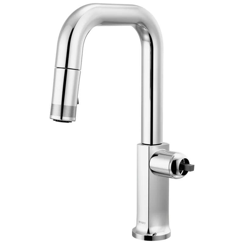 Brizo 63907LF-PCLHP-L Kintsu Pull-Down Prep Faucet Less Handle