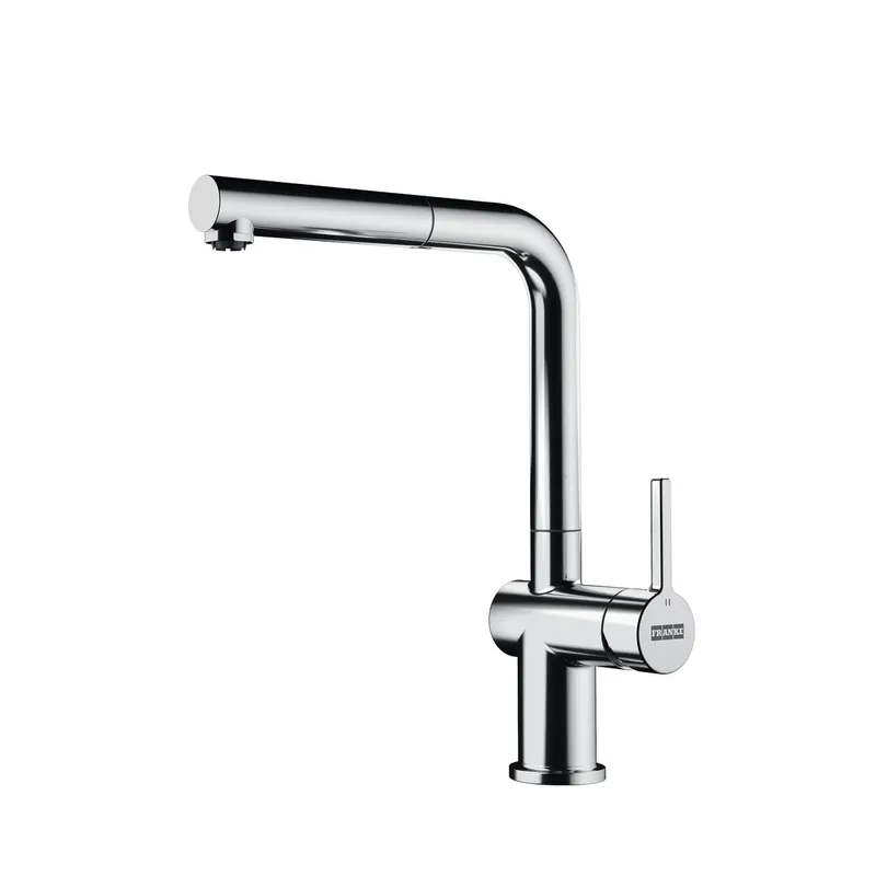 FRANKE ACT-PO-CHR Active 12.25-inch Contemporary Single Handle Pull-Out Faucet