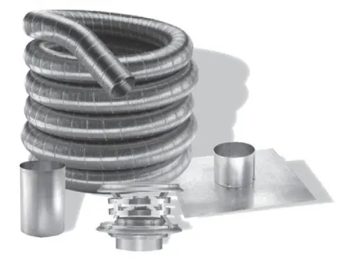 M&G DuraVent 6DF304-25K Simdur 6 Inch x 25 ft. kit of 304-Alloy DuraFlex Light Liner
