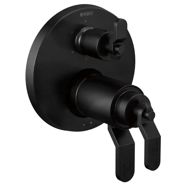 Brizo HL7534-BLSL Litze Thermostatic Valve with Diverter Trim Industrial Handle Kit