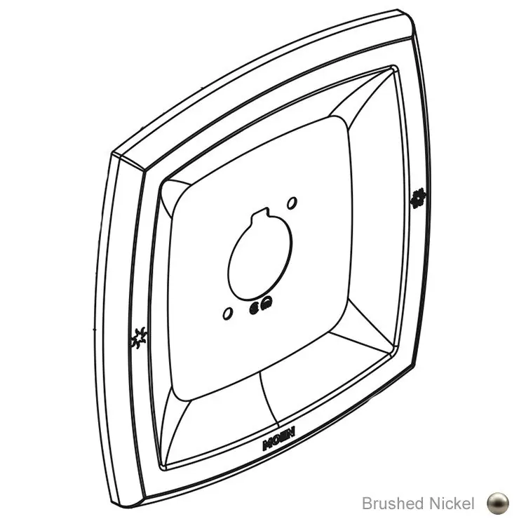Moen 161952BN Escutcheon Shower Pressure Balance Brushed Nickel