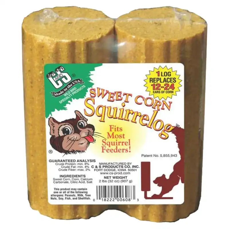 C&S Products CS608 Sweet Corn Squirrel Log 32 oz