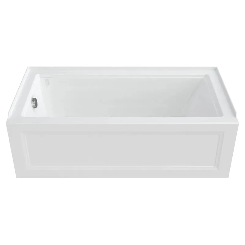 American Standard 2545202 Town Square S Integral Apron Bathtub With Left-Hand Outlet 60 x 30 Inches