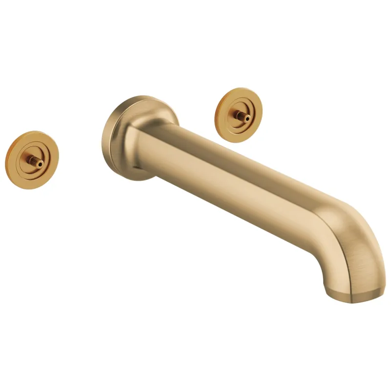 Brizo T70406-GLLHP Kintsu Wall Mount Filler Luxe Gold