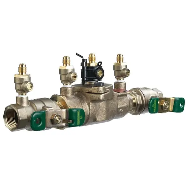 WATTS 007M3-QT 3/4 IN Bronze Double Check Valve Assembly Backflow Preventer