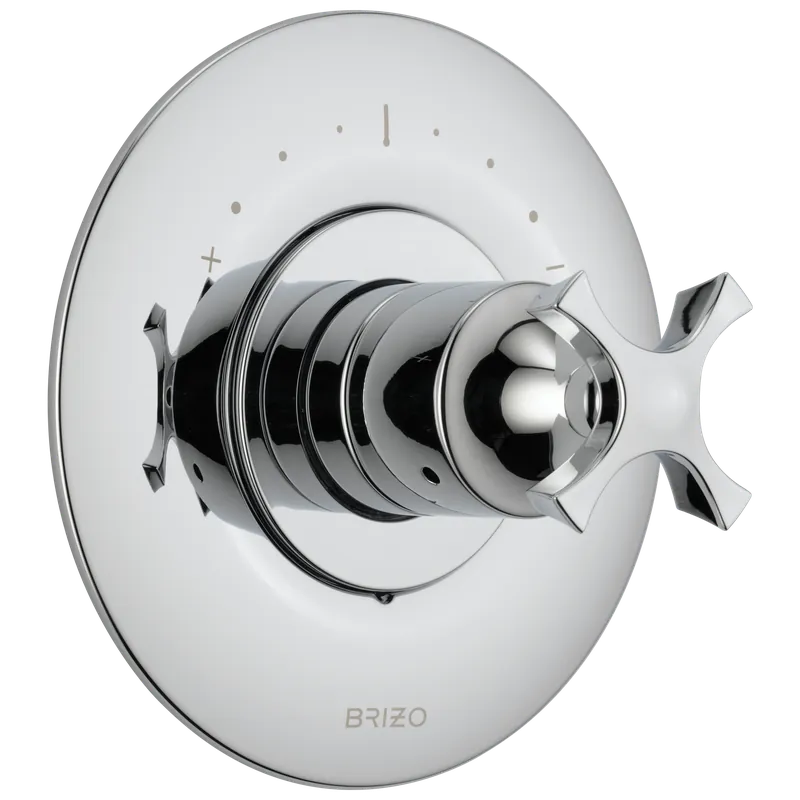 Brizo T66T095-PC RSVP Sensori Thermostatic Valve Trim - Cross