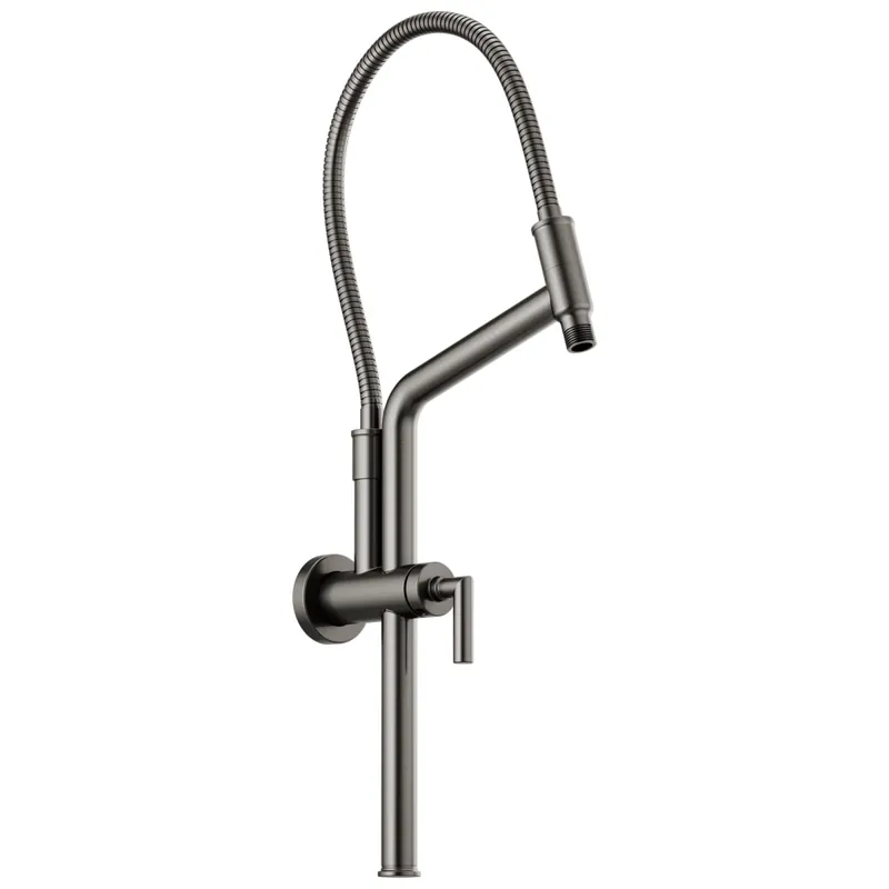 Brizo 81892-SL Universal Showering: 10 7/16 inches Linear Round Slide Bar Shower Arm And Flange