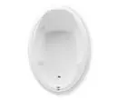 AQUATIC 2860420V-WH Ariel I Soaker Drop-In Bathtub 60 x 42 in Universal Drain