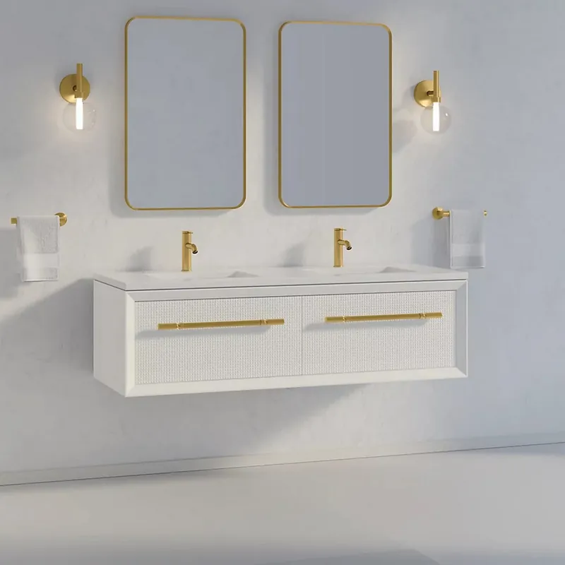 KOHLER 33563-GL7 Enivo 62 inches Double Wall Mounted Vanity Cabinet Only