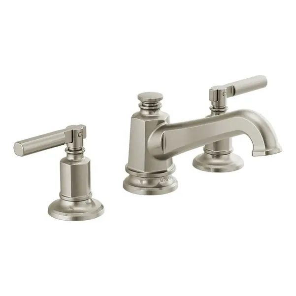 BRIZO 65378LF-NKLHP Invari Two Handle Widespread Bathroom Sink Faucet in Luxe Nickel