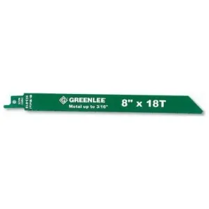 GREENLEE 353-818 Reciprocating Saw Blade 8 in