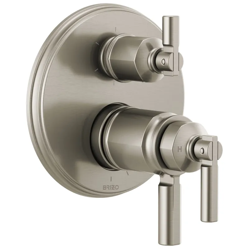 Brizo T75676-NK Invari Tempassure Thermostatic Valve With Integrated 6-Function Diverter Trim