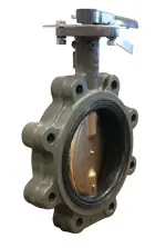 Milwaukee Valve CL223E2IN Ultra Pure CL223E D 2 CL Series Lug Style Butterfly Valve 2 in Nominal