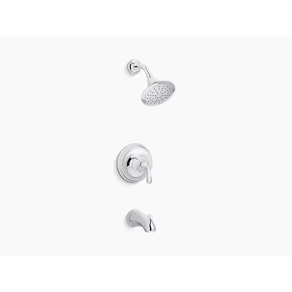Kohler TS10274-4G-CP Forte One Handle Single Function Bathtub & Shower Faucet 1.75 gpm