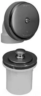 Watco 615-PP-ABS-PB Schedule 40 ABS Push Pull Polished Brass Hub Adapt