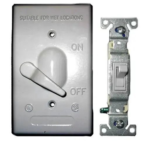 TEDDICO TS-13V Toggle Switch Cover 4-9/16 in L 2-13/16 in W