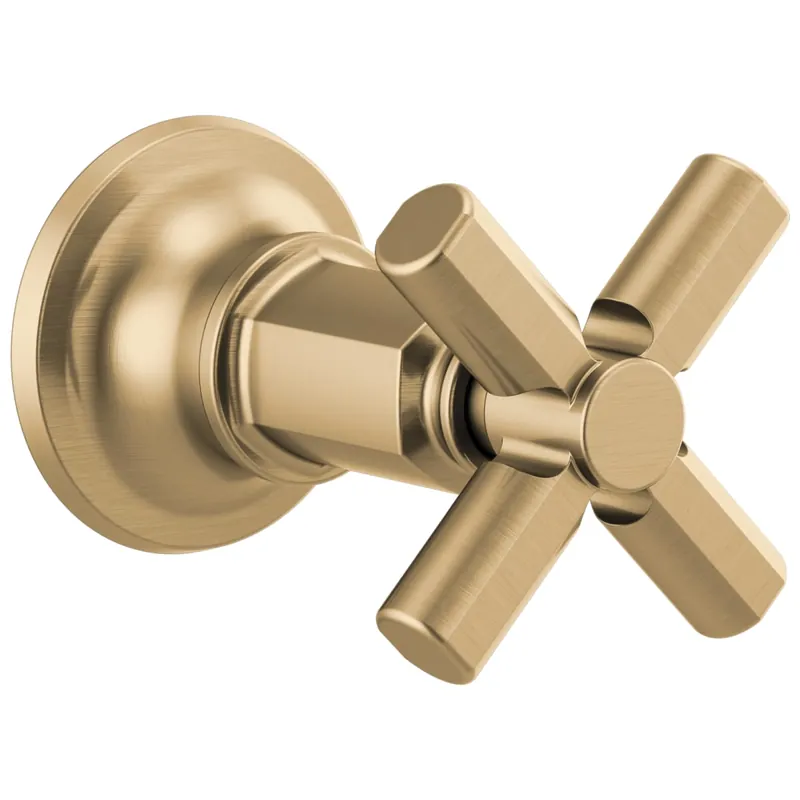 Brizo T66678-GL Invari Sensori Volume Control Trim With Cross Handle