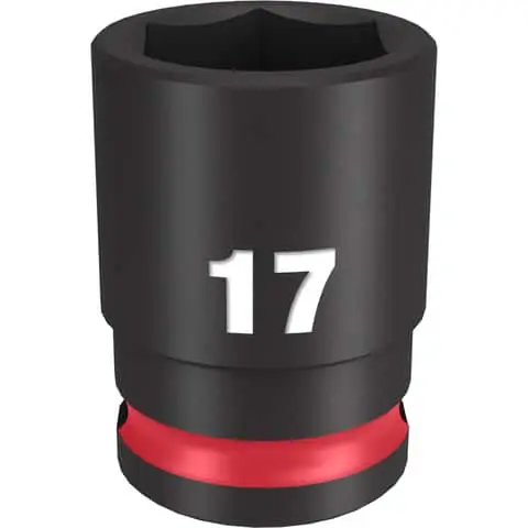 MILWAUKEE 49-66-6141 Shockwave Impact Duty 3/8 inches Drive 17MM Standard 6 Point Socket