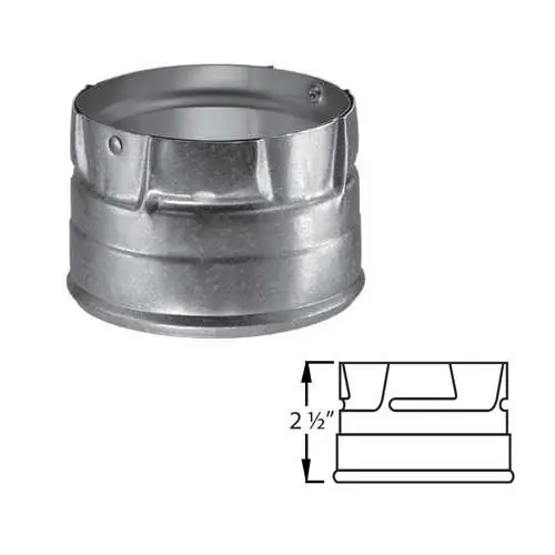 M&G DURAVENT 4PVP-CO PelletVent Pro 4 inches Pellet Chimney Stainless Steel Clean-Out Cap
