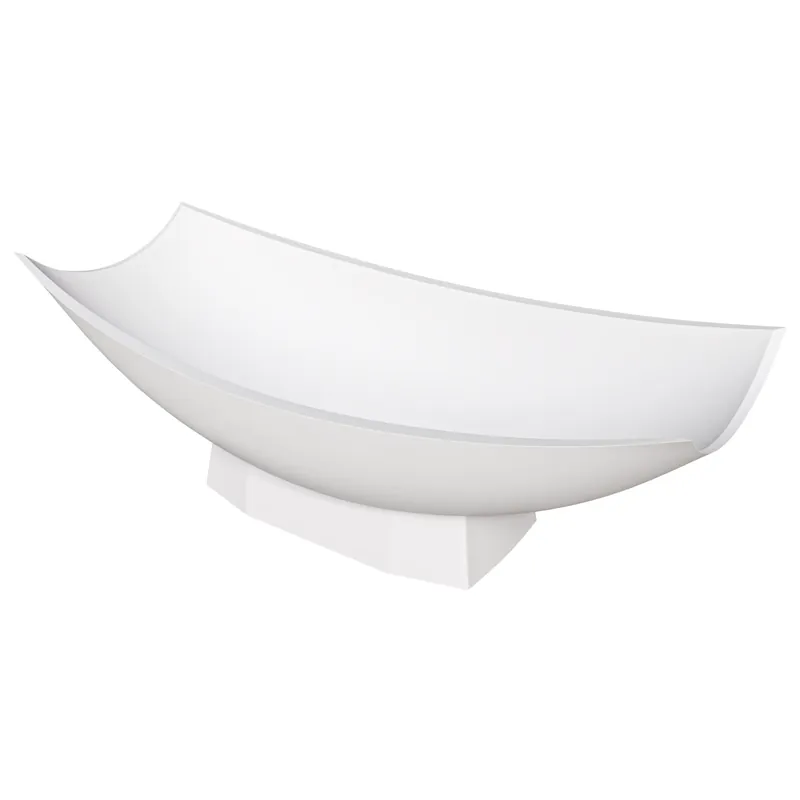 Alfi AB9992 Solid Surface Resin Free Standing Oval Hammock Bathtub