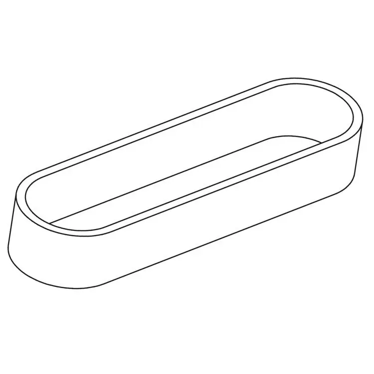 MOEN 123663 Gasket Lavatory Deck 2 Hole 7 Inch