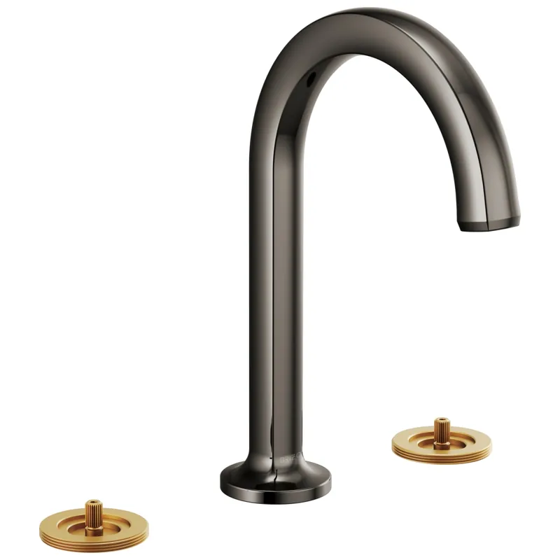 Brizo 65306LF-BNXLHP Kintsu Two Handle Widespread Bathroom Sink Faucet 1.5 GPM