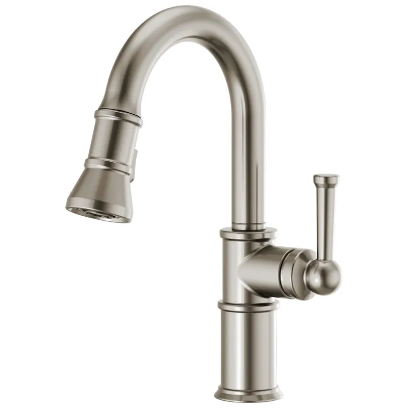 Brizo 63925LF-SS Artesso Single Handle Pull Down Bar Faucet