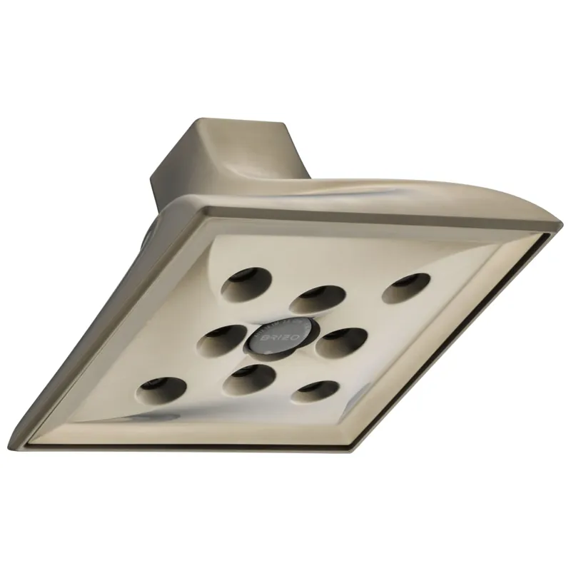 BRIZO 87330-BN Virage Raincan Showerhead With H2Okinetic Technology