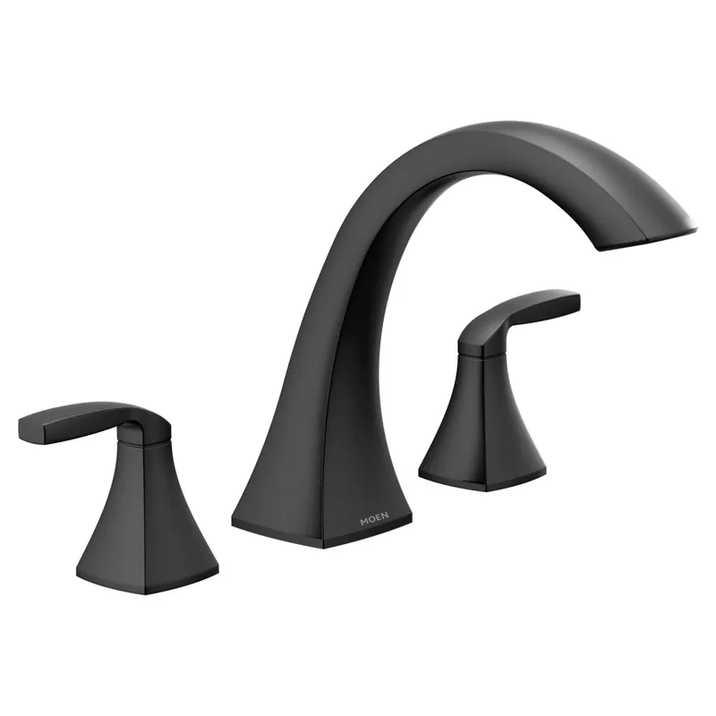 Moen T693BL 2HDL Lev P/Bal Rt Trim Only Voss