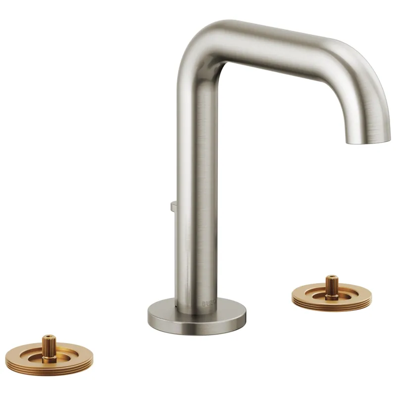 Brizo 65332LF-NKLHP Litze Two Handle Widespread Bathroom Sink Faucet
