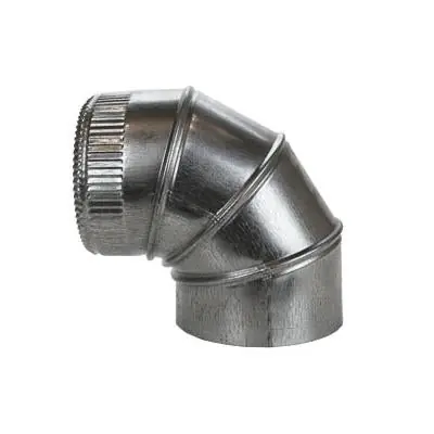 GSI PIPE & FITTINGS AE1090GA26 Adjustable Elbow 90 Deg 10 In 26 Ga