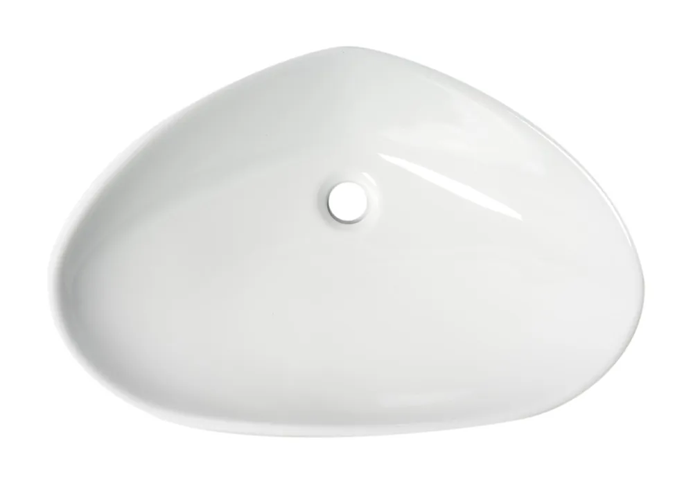 ALFI ABC914 Oval Above Mount Porcelain Bathroom Sink