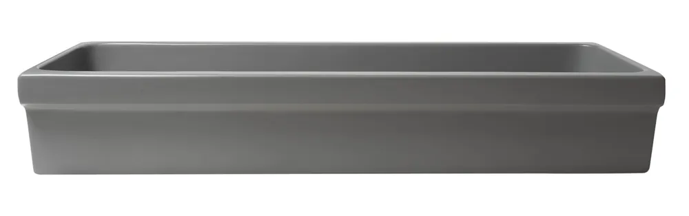 ALFI AB48TRGM Above Mount Fireclay Bathroom Trough Sink