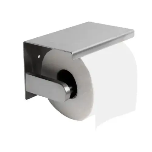 ALFI ABTP66-BSS Toilet Paper Holder with Shelf