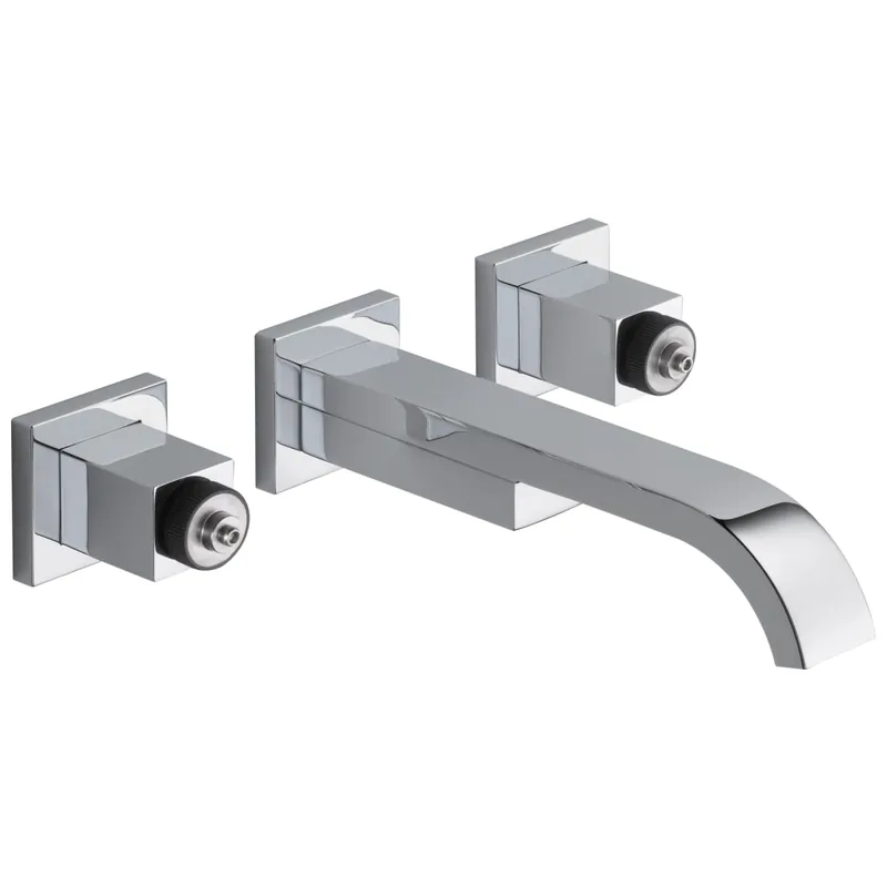 Brizo 65880LF-PCLHP Siderna Two Handle Wall Mount Bathroom Sink Faucet 1.5 GPM