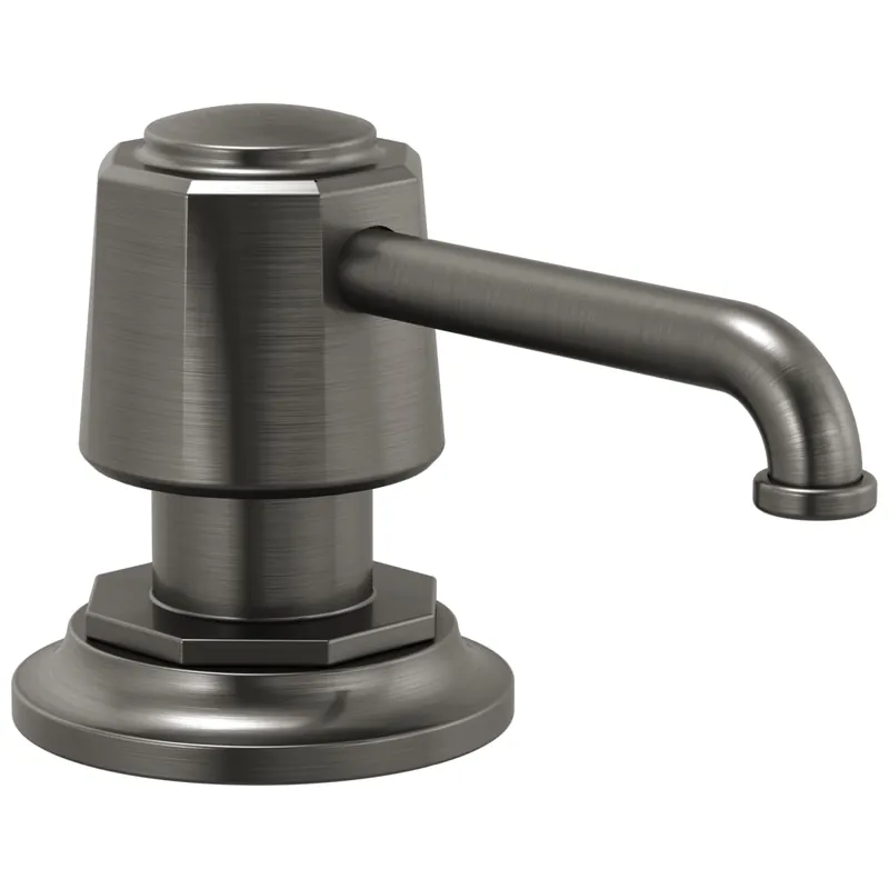 Brizo RP100487SL Rook 13-1/8 in. 13 oz. Kitchen Soap Dispenser Luxe Steel