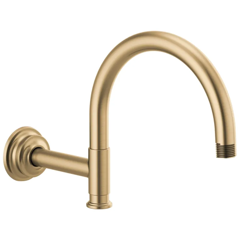 Brizo RP100326GL Invari 12 1/8 inches Arc Shower Arm and Flange