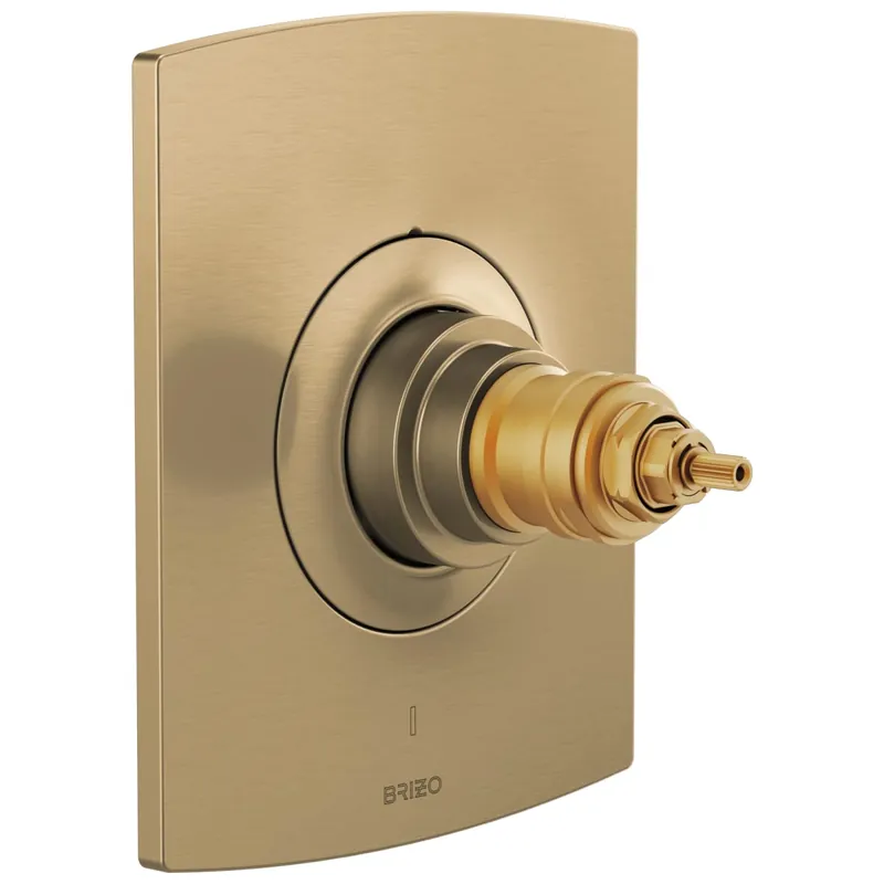 Brizo T60006-GLLHP Kintsu Thermostatic Valve Trim in Luxe Gold