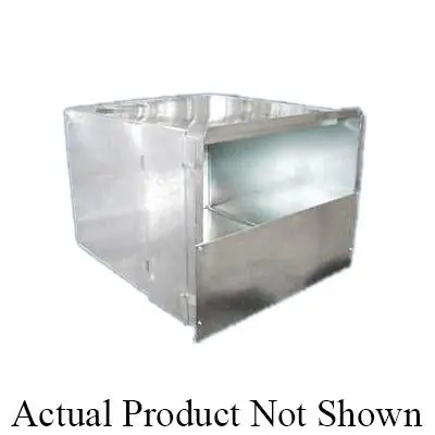 M&M Manufacturing 191/2X243/4X36-R6 Plenum Sheet Metal 36 in Length