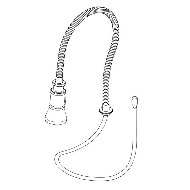 Brizo RP101563RB Hose Assembly Artesso Articulating with Wand 3-9/16 Inch