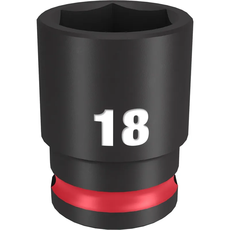 MILWAUKEE 49-66-6142 Shockwave Impact Duty 3/8 inches Drive 18mm Standard 6 Point Socket